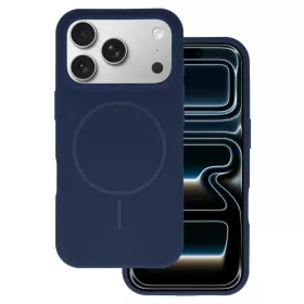 Magsafe Slim Szilikon iPhone 17 Pro Max tok navy