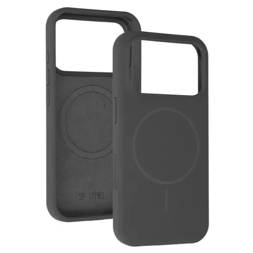 Magsafe Slim Szilikon tok iPhone 17 Pro Max grafit-5900217486596 4 kép
