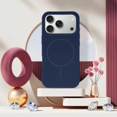Magsafe Slim Szilikon Samsung Galaxy S25 Ultra tok navy-5900217486695 6 kép