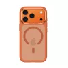  iPhone 17 Pro narancssárga Benks Mágneses Mist Tok Fém Kerettel (A069) (Kamera Vezérlő Gomb) tok