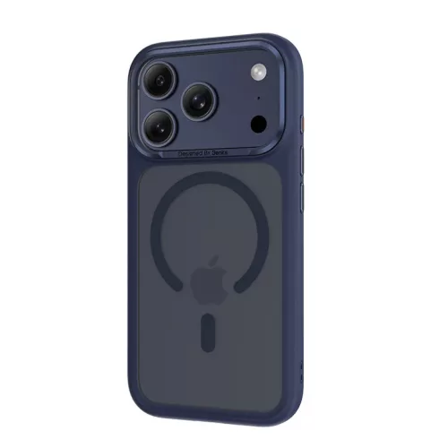  iPhone 17 Pro Max Kék Benks Magnetic Mist tok fémkerettel (A070) (K-6948005919245 2 kép
