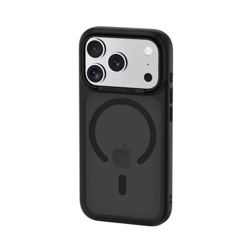  Iphone 17 Pro Max fekete Benks Mágneses Köd Tok Fémkeret (K070) (K-6948005920036 3 kép
