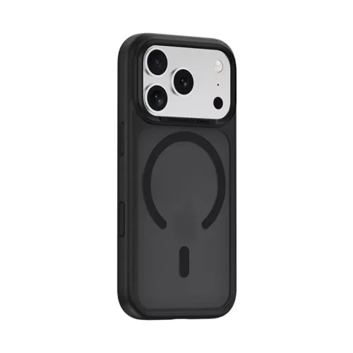  Iphone 17 Pro Max fekete Benks Mágneses Köd Tok Fémkeret (K070) (K-6948005920036 4 kép