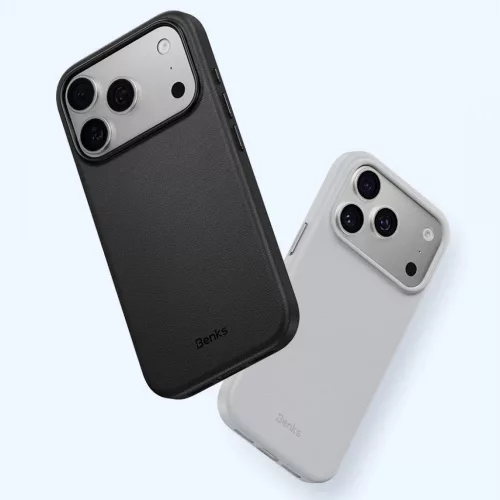  iPhone 17 Pro narancssárga Benks Magnetikus Vita Pro Szilikon Tok (A-6948005958602 3 kép