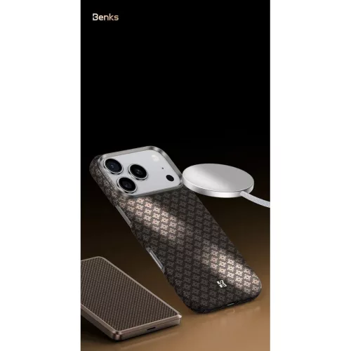 iPhone 17 Kék Benks Magnetic Armor Air Armor Grid Kevlar tok Fémker-6948005961503 7 kép