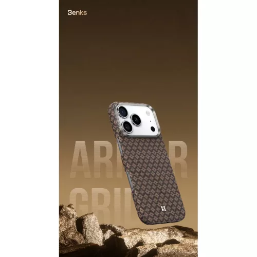  iPhone 17 Kék Benks Magnetic Armor Air Armor Grid Kevlar tok Fémker-6948005961503 9 kép