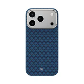   iPhone 17 Pro Max kék Benks Magnetic Armor Air Armor Grid Kevlar Tok Fémkeret 600D (0070) tok