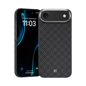   Benks Mágneses Páncél Légpáncél Rácsos Kevlar Tok Fémkeret 600D (B068) az Iphone 17 Air fekete tok