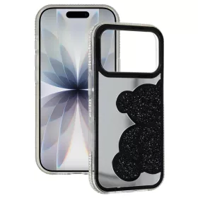 Teddy Bear tok Samsung Galaxy S24/S25 fekete