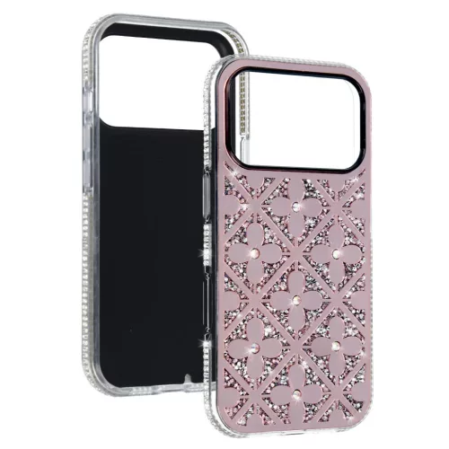 Flower iPhone 16 Pro pink tok-5900217489863 5 kép