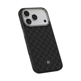  iPhone 17 Pro fekete Benks Magnetic Armor Pro Armor Grid Kevlar tok M-6948005961282 2 kép