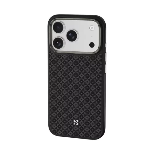  iPhone 17 Pro fekete Benks Magnetic Armor Pro Armor Grid Kevlar tok M-6948005961282 4 kép