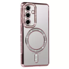 Bling MagSafe tok Samsung Galaxy S26 pink-5900217490692 2 kép
