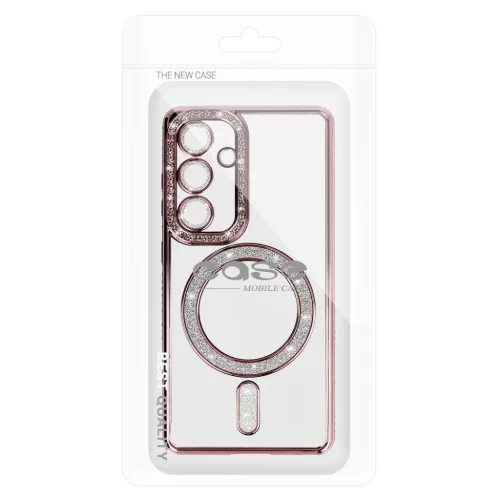 Bling MagSafe tok Samsung Galaxy S26 pink-5900217490692 6 kép