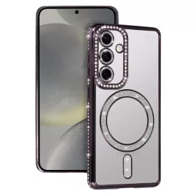 Bling MagSafe Samsung Galaxy S26 Ultra tok lila
