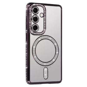 Bling MagSafe Samsung Galaxy S26 Ultra tok lila-5900217490722 2 kép