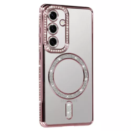 Bling MagSafe tok Samsung Galaxy S26 Ultra pink tok-5900217490739 2 kép