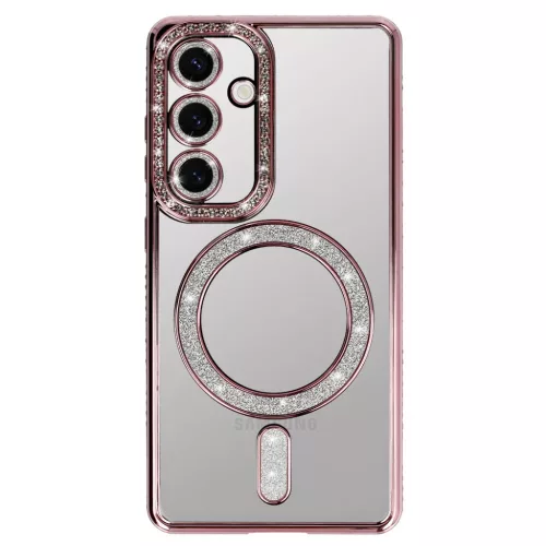 Bling MagSafe tok Samsung Galaxy S26 Ultra pink tok-5900217490739 3 kép