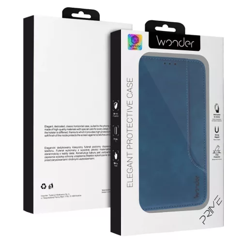 Wonder Prime tok Samsung Galaxy A57 5G-hez, tengerészkék tok-5900217491552 8 kép