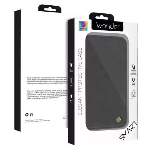 Wonder fliptok a Samsung Galaxy A57 5G-hez fekete tok-5900217491705 8 kép