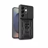 Slide Camera Armor fliptok Samsung Galaxy S26 Ultra fekete tok