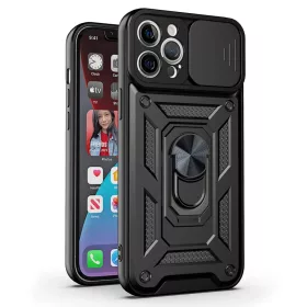   Slide Camera Armor fliptok Samsung Galaxy S26 Ultra fekete tok