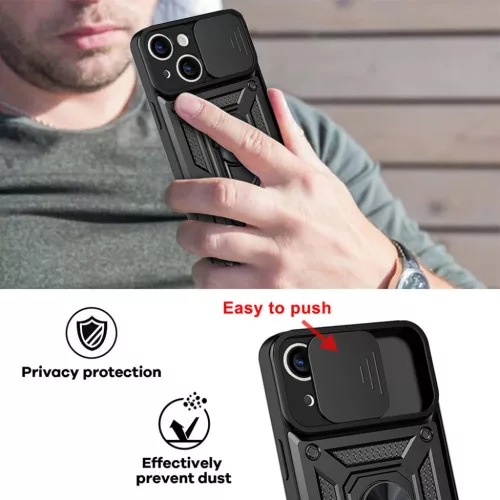 Slide Camera Armor fliptok Samsung Galaxy S26 Ultra fekete tok-5900217492160 6 kép