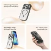 iPhone 17 Pro Max átlátszó-fekete Rock Guard Series Mágneses tok-6942433010451 2 kép