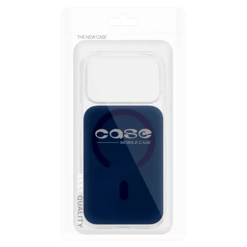 Fényes Magsafe iPhone 16 Pro Max tok sötétkék tok-5900217496441 10 kép