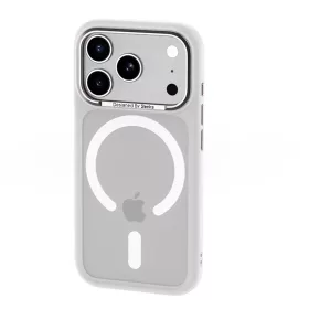  iPhone 17 Pro Max Fehér Benks Magnetic Mist tok Fém Keret (K070) (K-6948005919962 2 kép