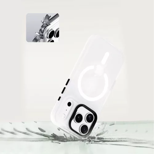  iPhone 17 Pro Max Fehér Benks Magnetic Lucid Armor tok (K070) (Kamer-6948005919948 7 kép