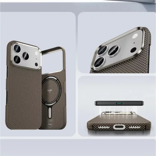  iPhone 17 Pro kék Benks mágneses páncél árnyalt Kevlar 1000D (A0-6948005962364 9 kép