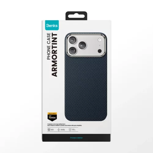  iPhone 17 Pro kék Benks mágneses páncél árnyalt Kevlar 1000D (A0-6948005962364 10 kép