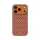 iPhone 17 Pro Narancs Benks Magnetic Armor Pro Armor Grid Kevlar tok Fém keret 600D (YB69) tok