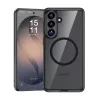 Samsung Galaxy S26 fekete Benks mágneses kristály TPU keret tok (0048)