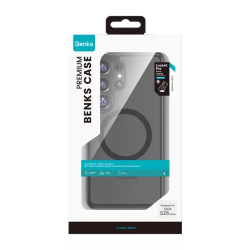 Samsung Galaxy S26 Ultra fekete Benks Mágneses Kristály TPU Keretes -6948005921194 10 kép