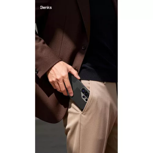  Samsung Galaxy S26 Ultra fekete Benks Montage Mágneses Armor Air Kev-6948005921491 9 kép