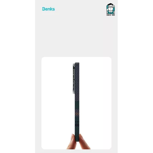  Samsung Galaxy S26 Benks Magnetic Armor Air Aurora Kevlar 600D tok-6948005921231 4 kép