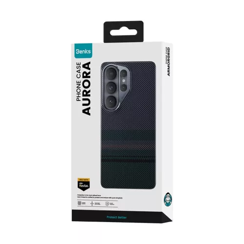  Samsung Galaxy S26 Benks Magnetic Armor Air Aurora Kevlar 600D tok-6948005921231 9 kép