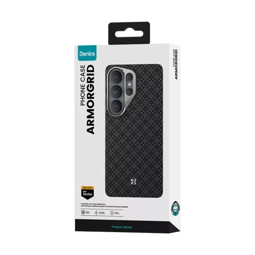  Samsung Galaxy S26 Fekete Benks Magnetic Armor Air Armor Grid Kevlar -6948005921569 10 kép