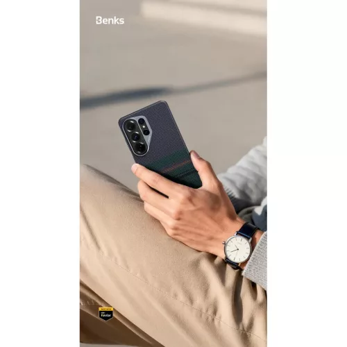 Benks Magnetic Armor Pro Aurora Kevlar 600D tok Samsung Galaxy S26 Ult-6948005921453 9 kép