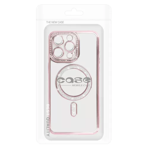 Bling Magsafe Xiaomi Redmi Note 15 Pro 4G tok rózsaszín-5900217503026 7 kép
