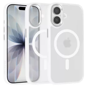  iPhone 17 Fehér Liavec Cloudy tok fém kamerakerettel (kamera vezér-5900217504283 1 kép