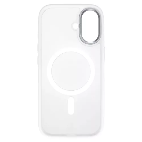  iPhone 17 Fehér Liavec Cloudy tok fém kamerakerettel (kamera vezér-5900217504283 4 kép