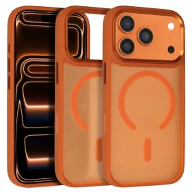  iPhone 17 Pro Narancssárga Liavec Cloudy tok fém kamera kerettel (k-5900217504320 1 kép