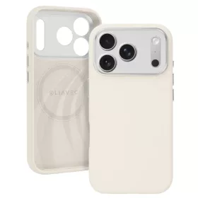  iPhone 17 Pro Max bézs Liavec Silk Shield tok fém kamera kerettel-5900217504634 1 kép