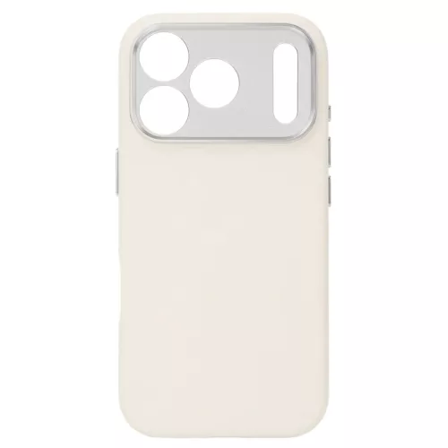  iPhone 17 Pro Max bézs Liavec Silk Shield tok fém kamera kerettel-5900217504634 3 kép
