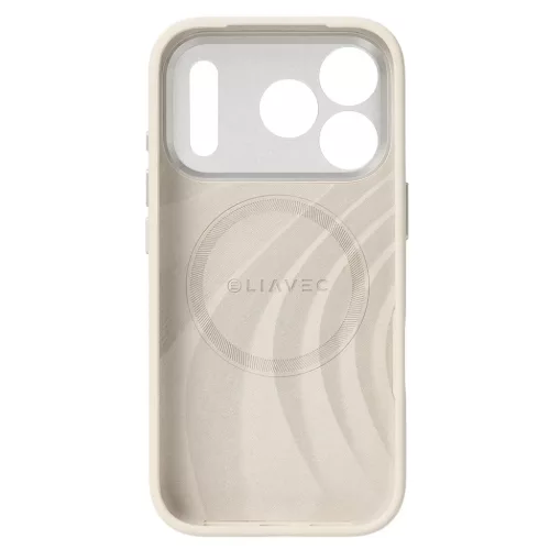  iPhone 17 Pro Max bézs Liavec Silk Shield tok fém kamera kerettel-5900217504634 4 kép