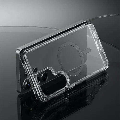  Samsung Galaxy S26 Átlátszó-Fekete Rock Crystal Clear mágneses sz-6942433018266 5 kép