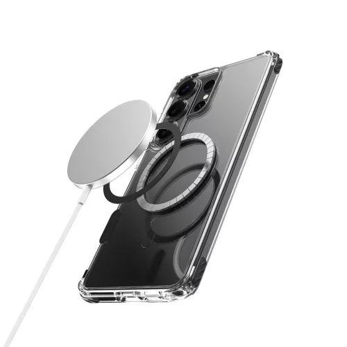  Samsung Galaxy S26 Átlátszó-Fekete Rock Crystal Clear mágneses sz-6942433018266 6 kép